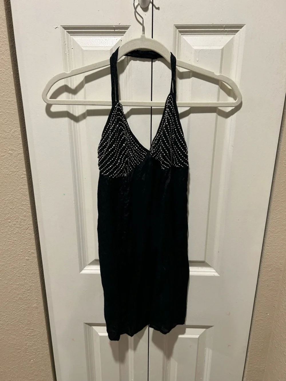 Free People Fleur De Lis Beaded Shooting Star Slip Dress , size XS Coachella